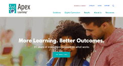 Desktop Screenshot of insightschools.apexlearning.com